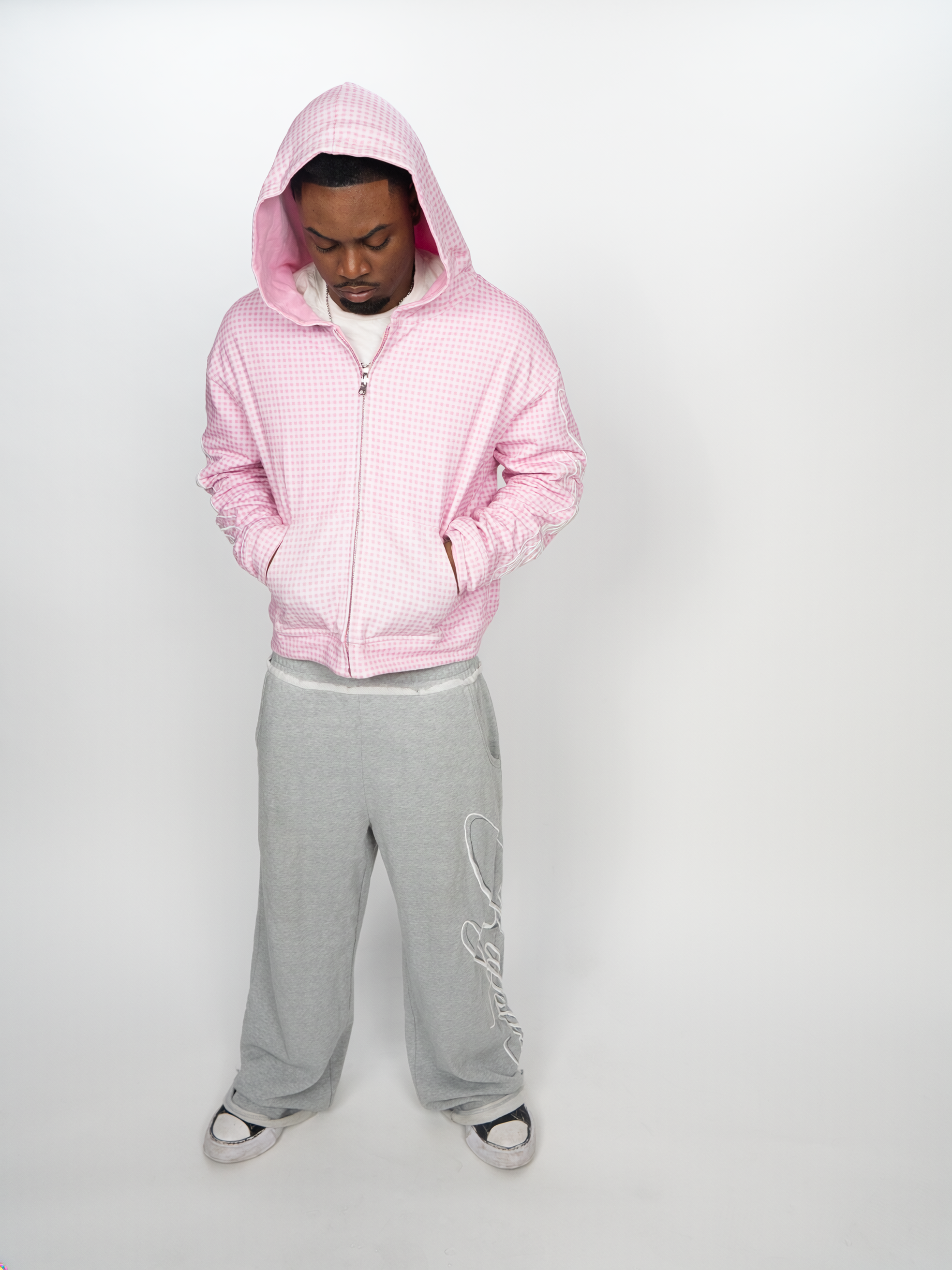 Pink Reversible Hoodie