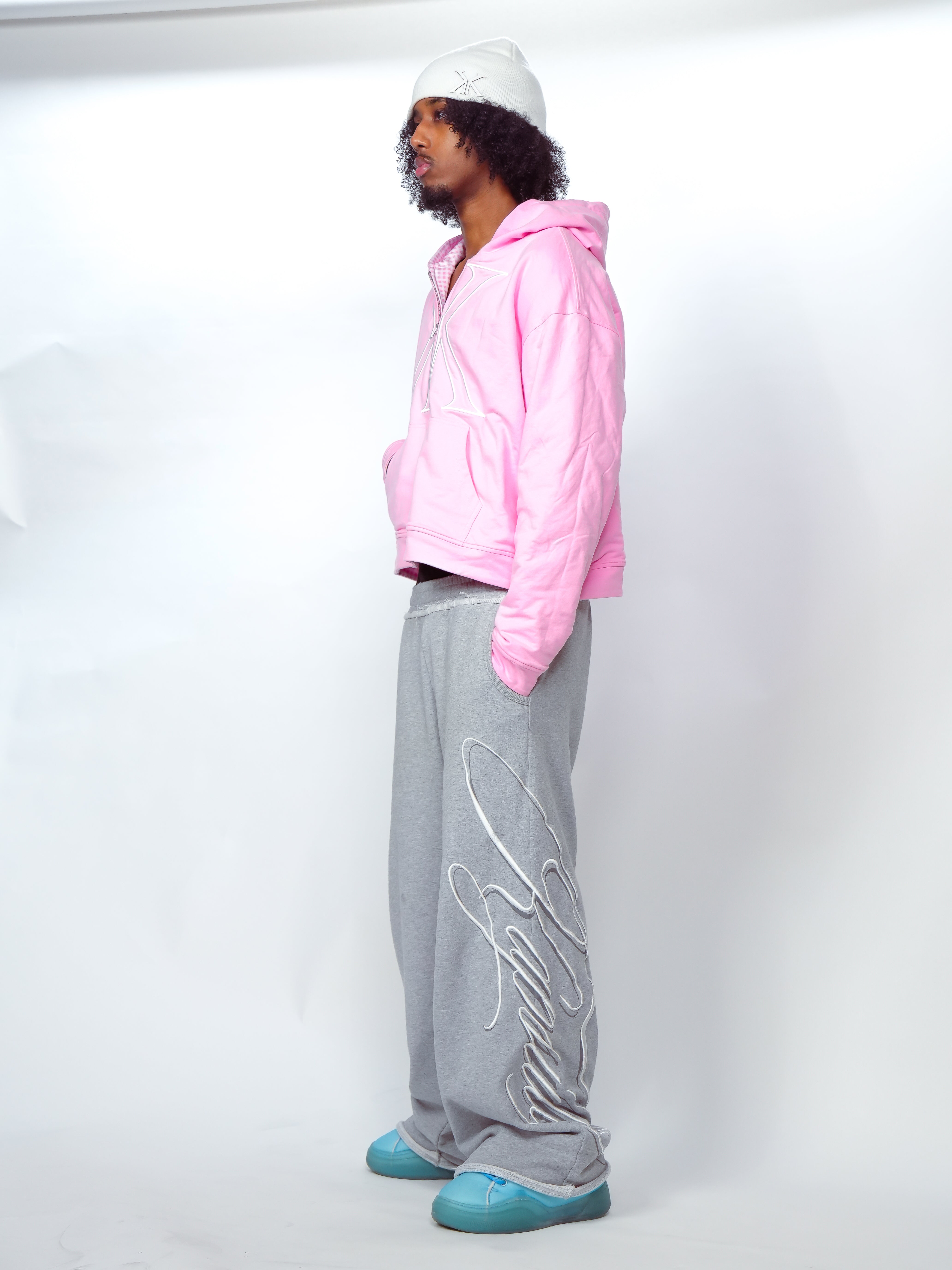 Pink Reversible Hoodie