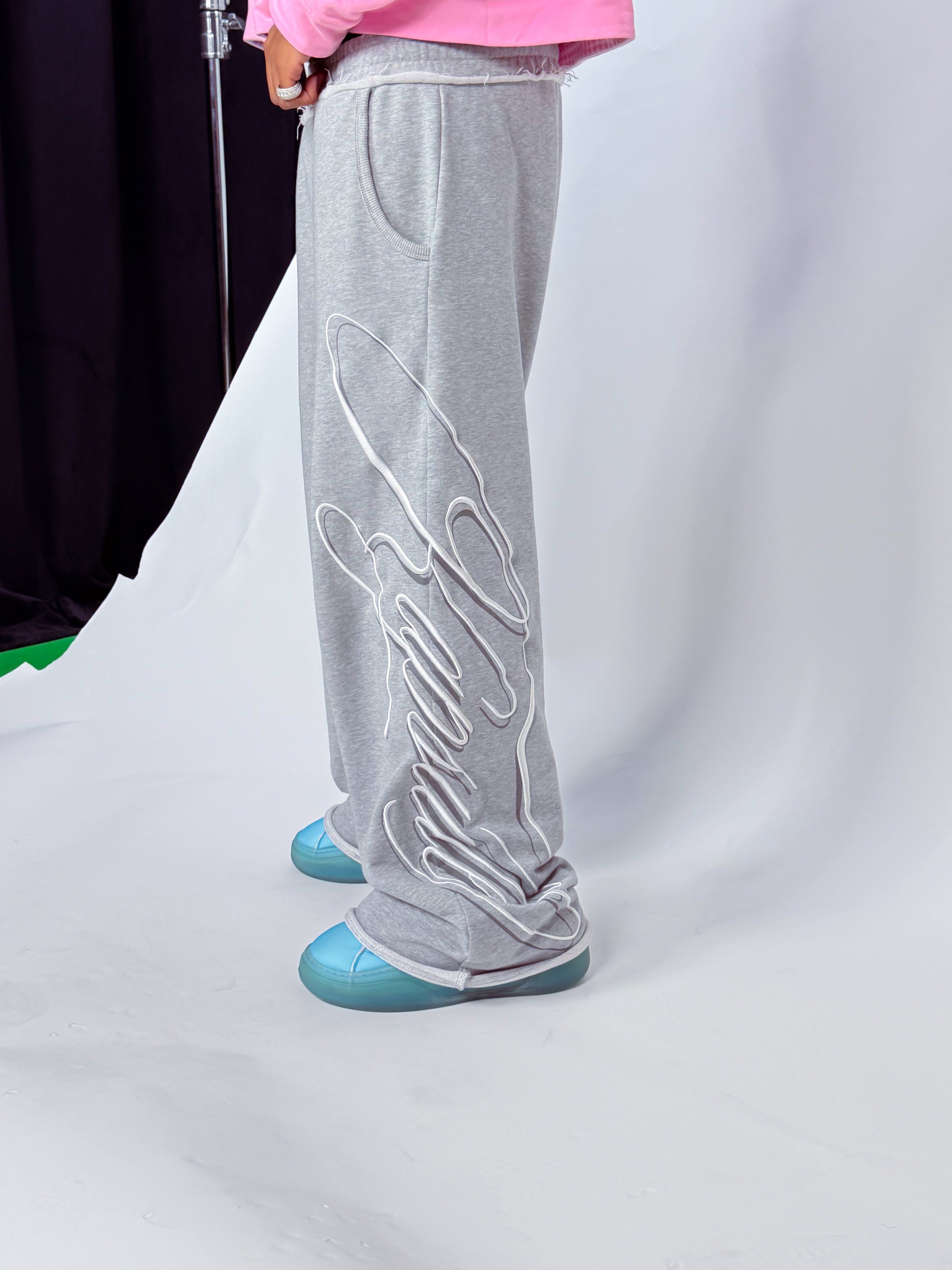 Grey - Baggy Sweatpants