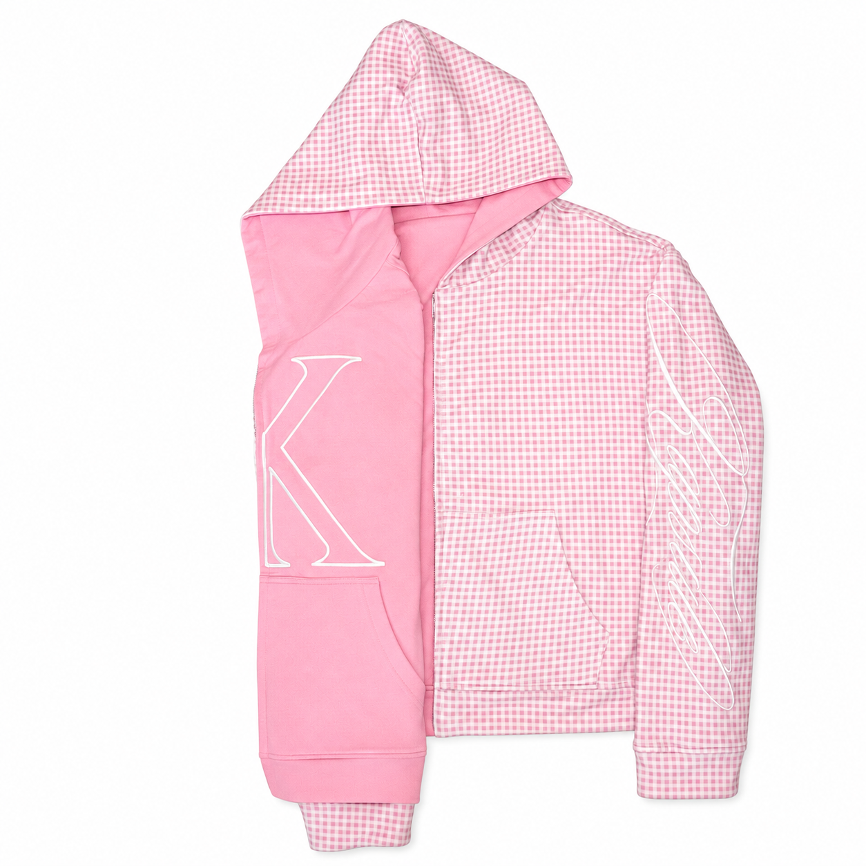 Pink Reversible Hoodie